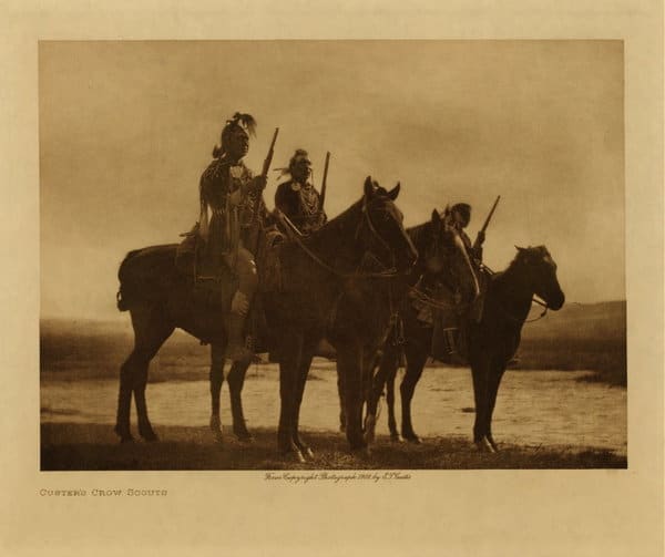 Custer's Crow Scouts by Edward S. Curtis 