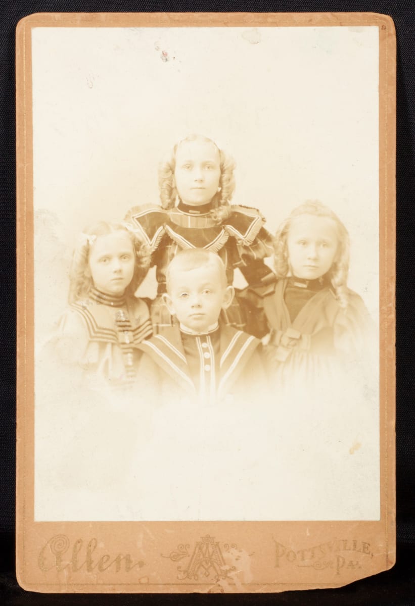 Untitled (Wall Shelf-photo of children) by Stella Waitzkin 