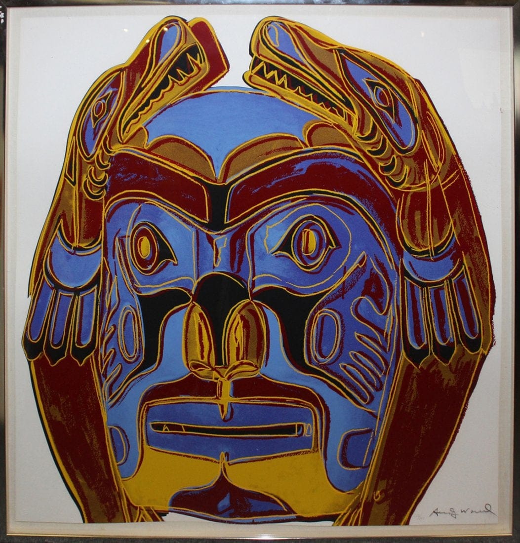 Northwest Coast Mask by Andy Warhol 