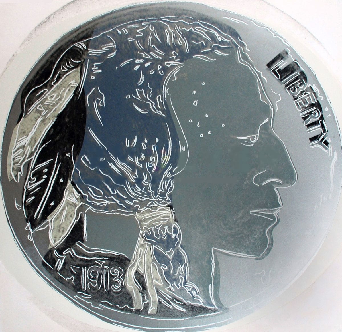 Indian Head Nickel by Andy Warhol 