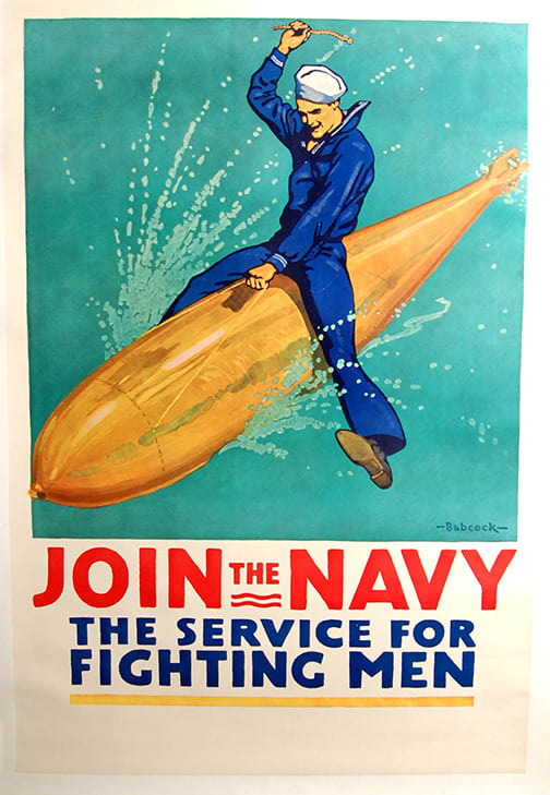 Join the Navy, The Service for Fighting Men by Richard Fayerweather Babcock 