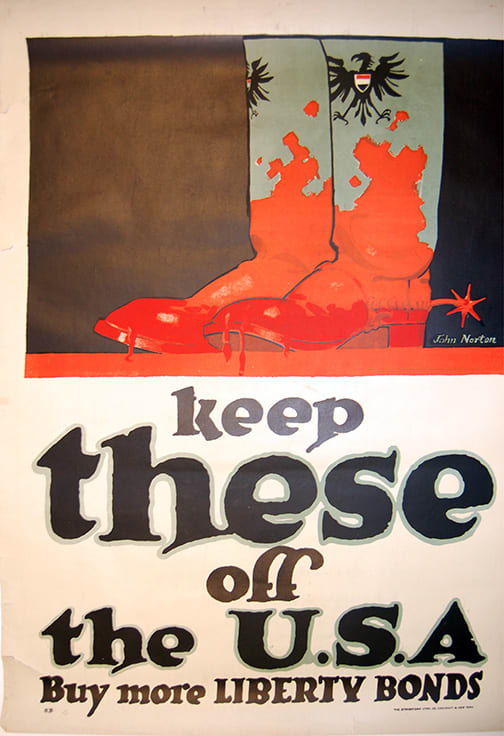 Keep these off the USA (Backed) print #2 by John Norton 