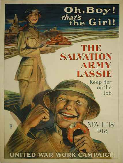 Oh Boy! That's the Girl! Salvation Army Lassie by George Mather Richards 