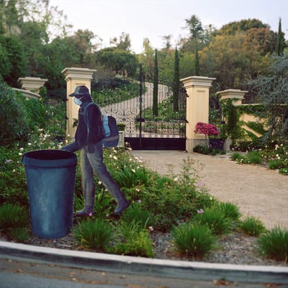 Gardener, Nimes Road, Bel Air by Jay Lynn Gomez & David Feldman 