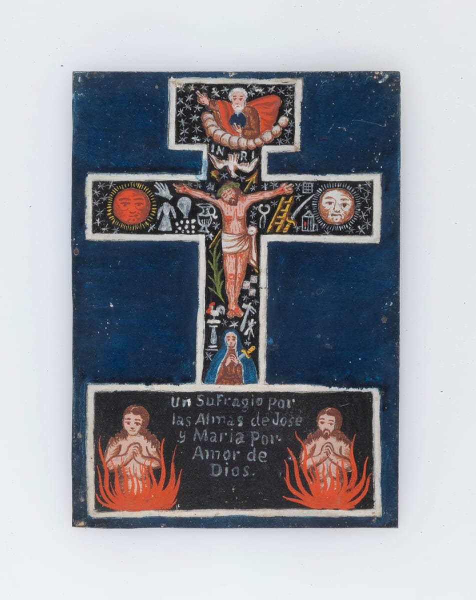 Ex-Voto: La Cruz de las Animas, The Cross of Souls by Unknown 