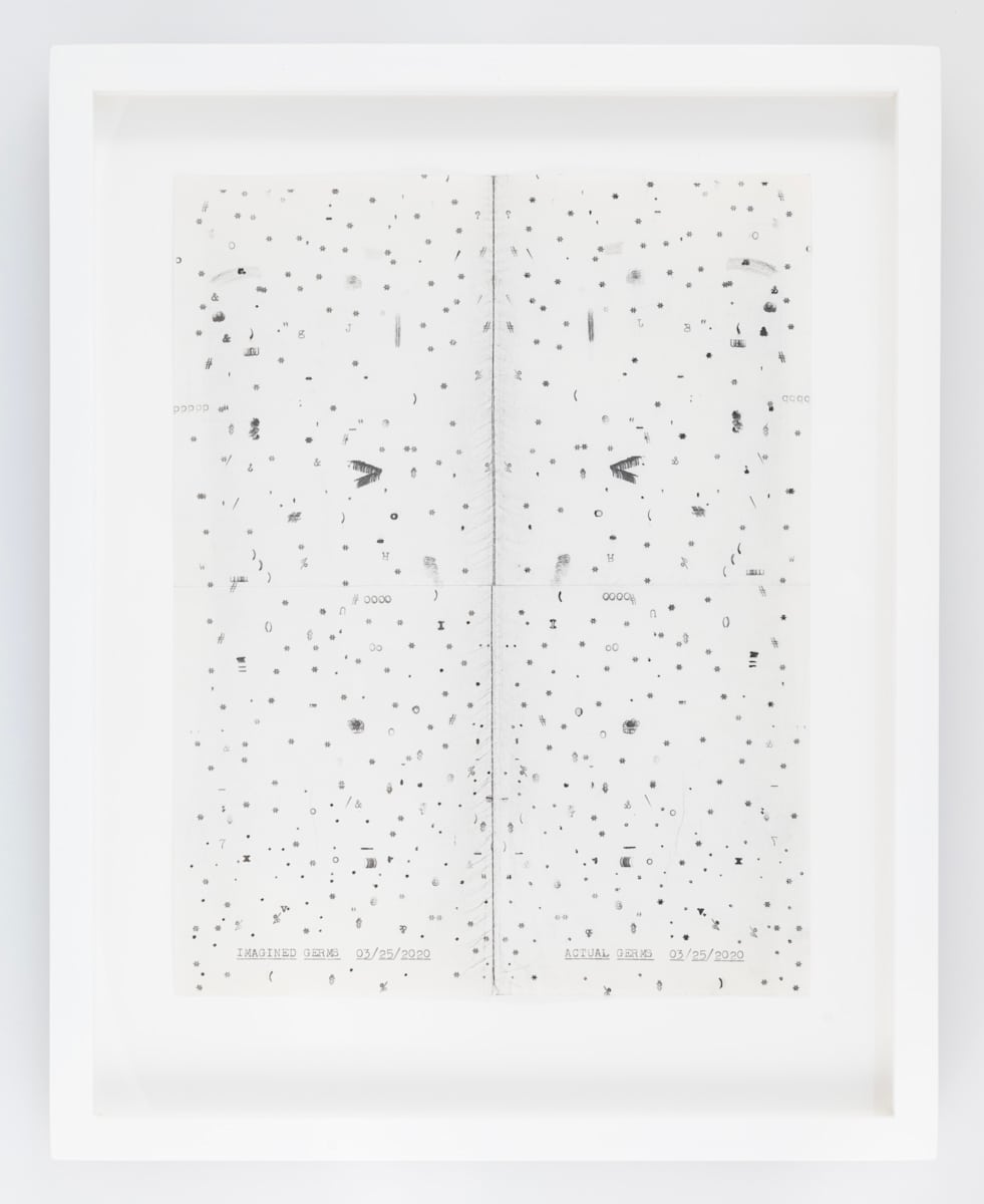 Imagined Germs/Actual Germs 3/25/2020 by Lenka Clayton 