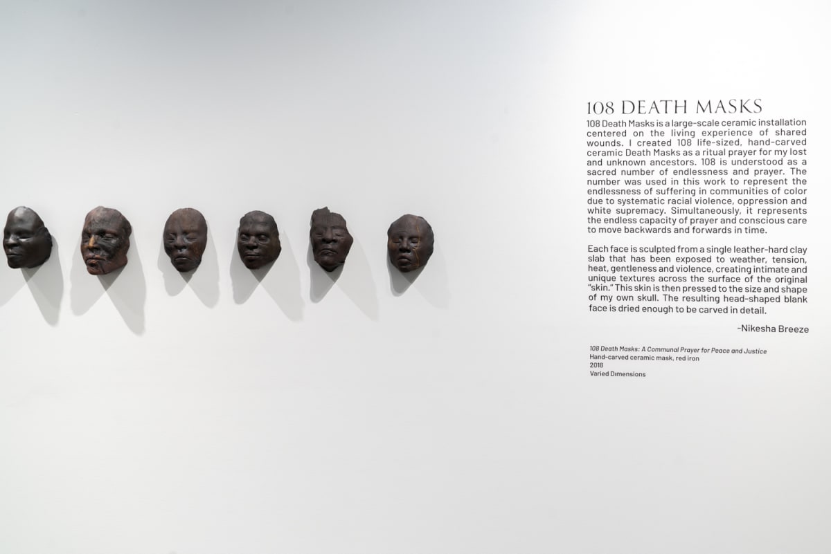 108 Death Masks: A Communal Prayer for Peace and Justice(1) by Nikesha Breeze 