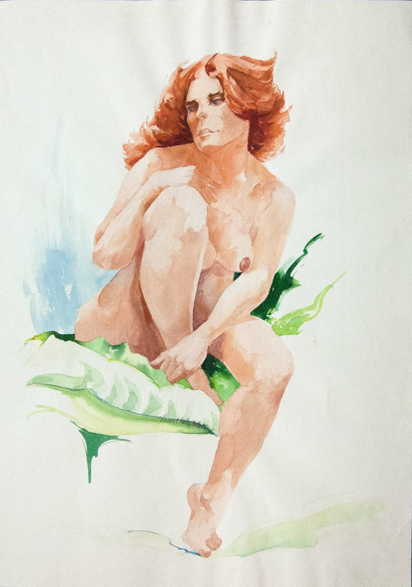 Figure Portrait xxv Nude by Vincent Harley Hallett 