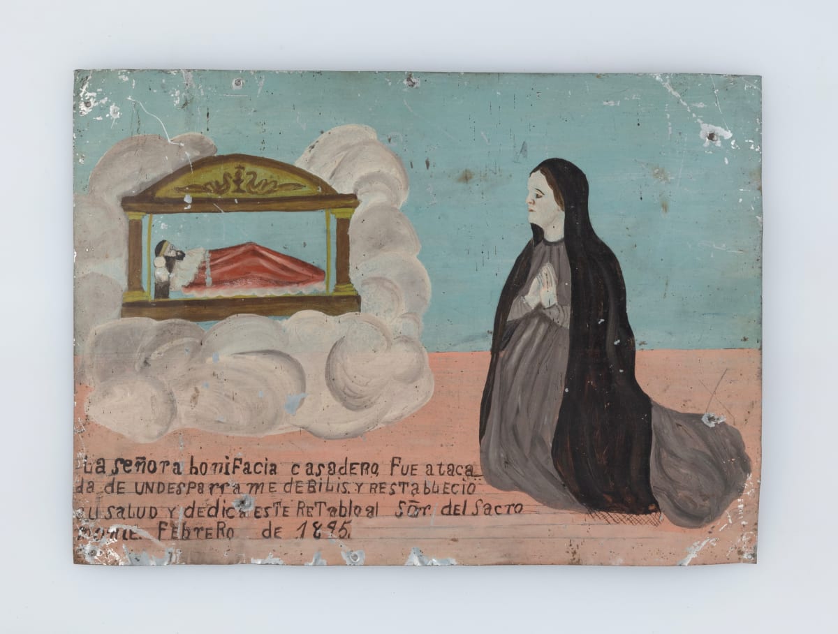 Ex-voto, February 1895 by Unknown 