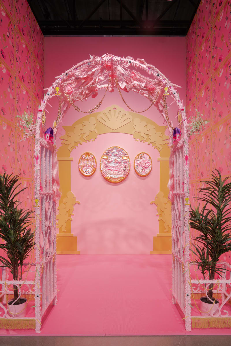 Installation View: The Pink Chapel 2 by Yvette Mayorga 
