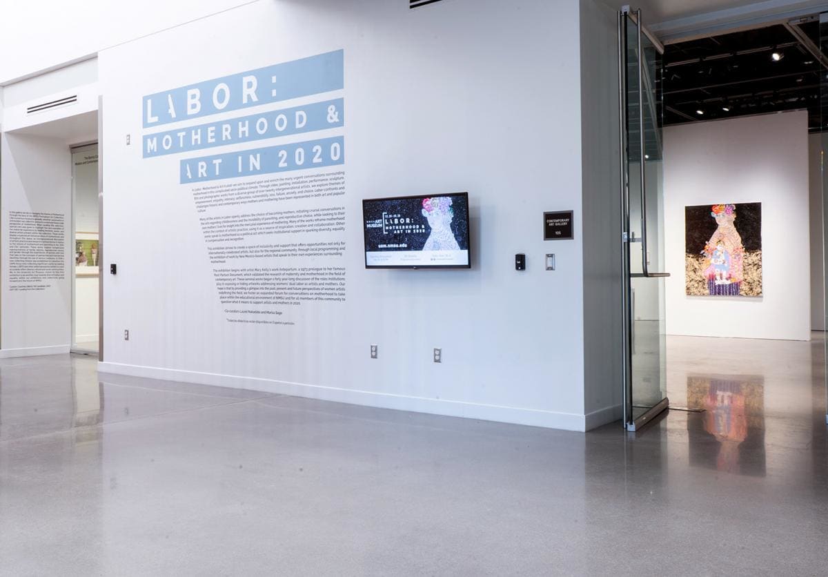 Installation View of Labor: Motherhood & Art in 2020 - Main Contemporary Gallery 1 by Tracy Baran 
