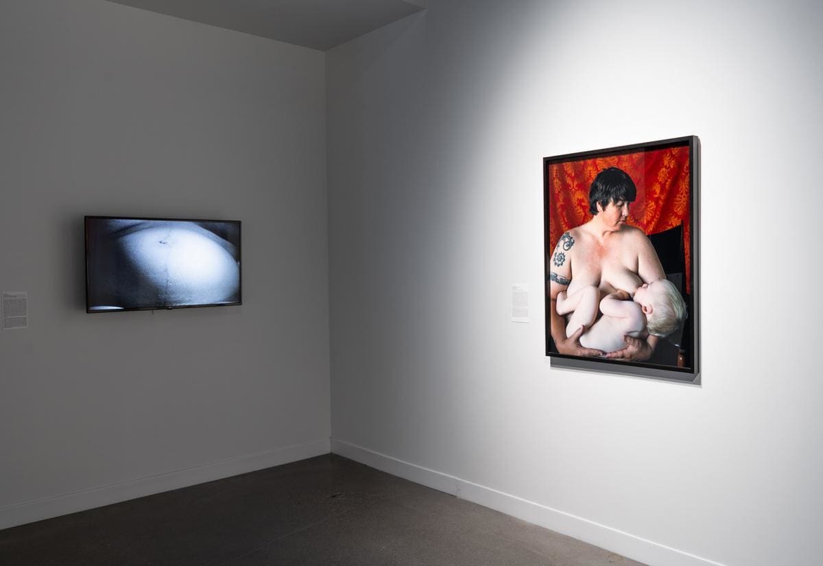 Installation View of Labor: Motherhood & Art in 2020 - Main Contemporary Gallery 2 