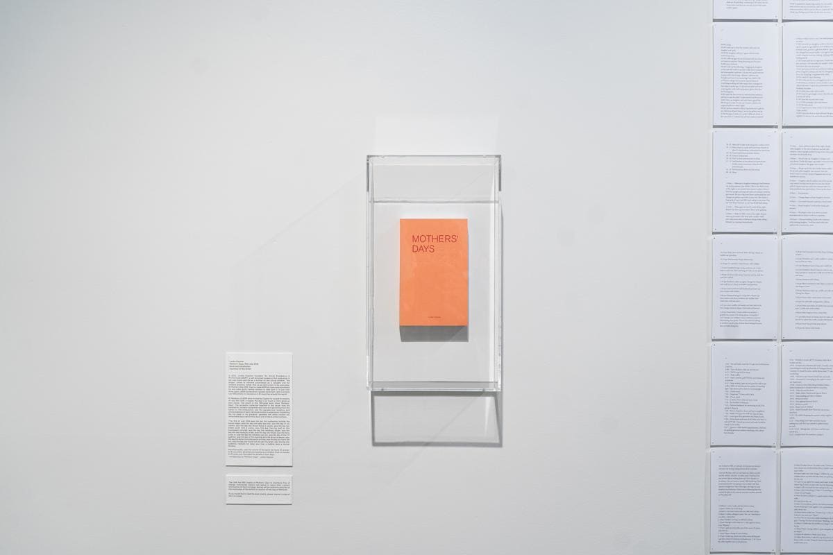 Installation View of Labor: Motherhood & Art in 2020 - Main Contemporary Gallery 13 