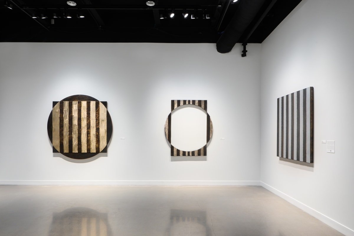 02 Installation view: Agnes Martin and Karen Yank: Meditations on Mentor and Student by Karen Yank 