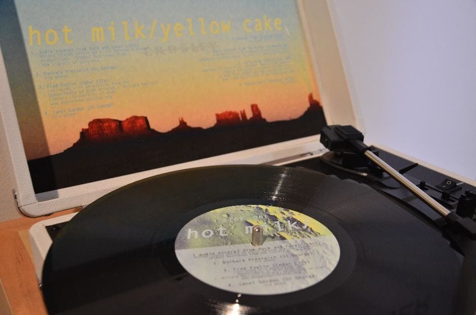 on the record: hot milk/yellow cake vol. 1 by Cara Despain  Image: Installation Image from "Cara Despain: Specter New Mexico" Image by Byron Flesher