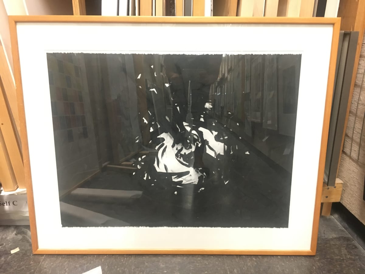 Unknown (Black Abstract) by Unknown 