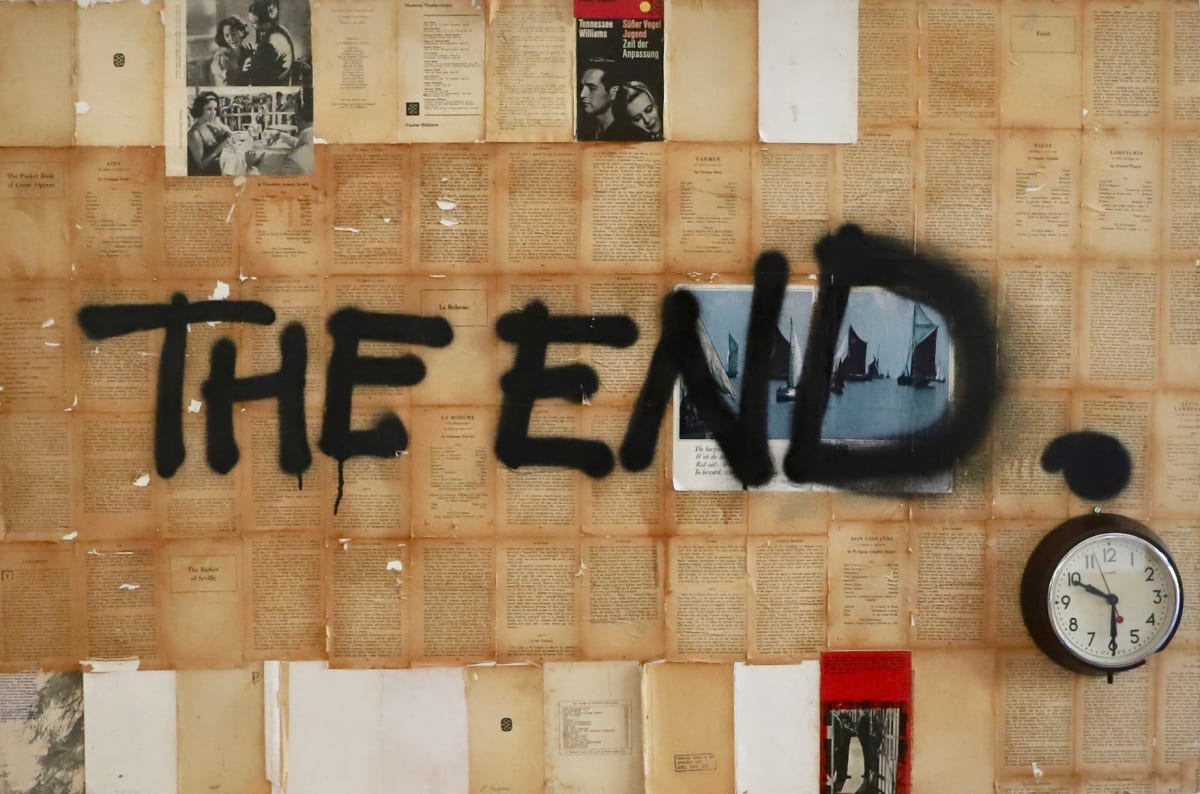"The end. The beginning." 