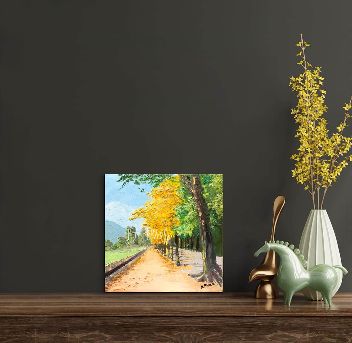 Lucca Lines by Heather Philp  Image: "The road is always open, for those who dream with open eyes."