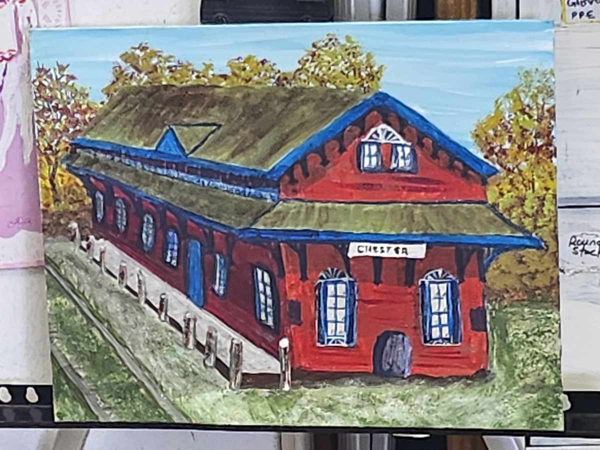 Chester Station by Larry Alexis the junkart dog 