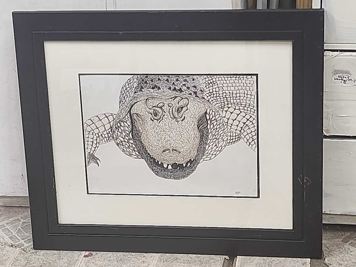 Ink Gator by Larry Alexis the junkart dog, Image 2.