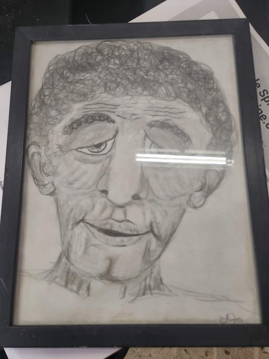 Old Man by Larry Alexis the junkart dog 