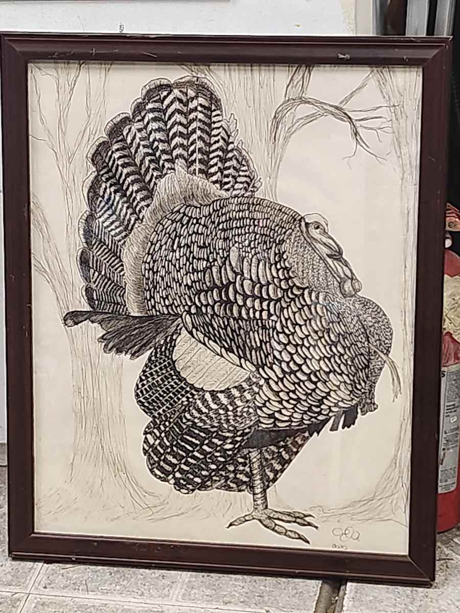 Old Tom by Larry Alexis the junkart dog 