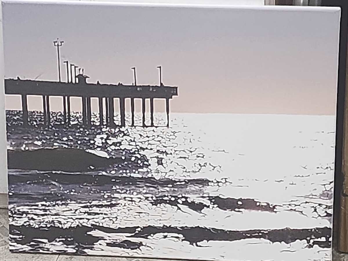 Sunrise Silhouette by Larry Alexis the junkart dog 