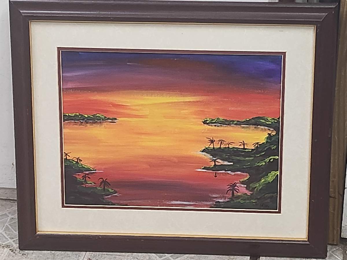 Sunrise Bay by Larry Alexis the junkart dog 