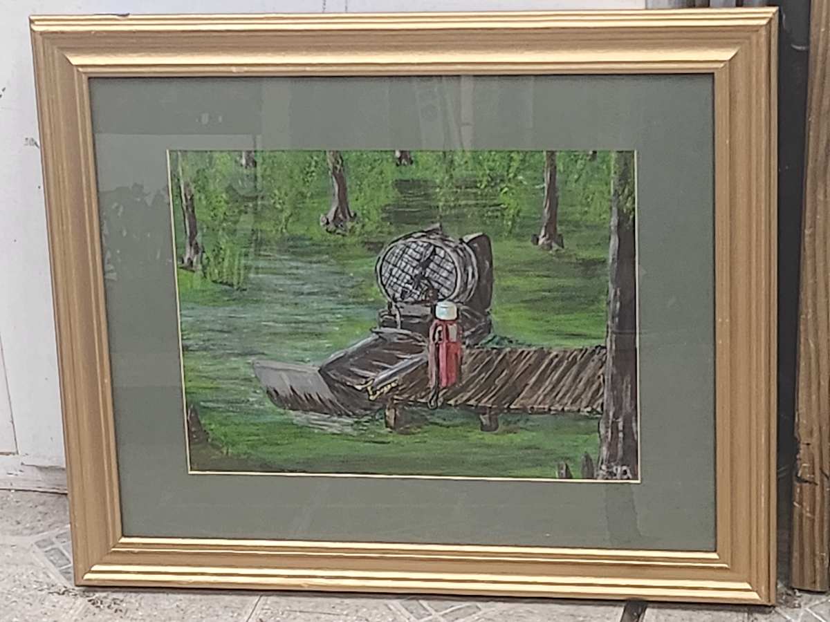 Swamp Gas by Larry Alexis the junkart dog 