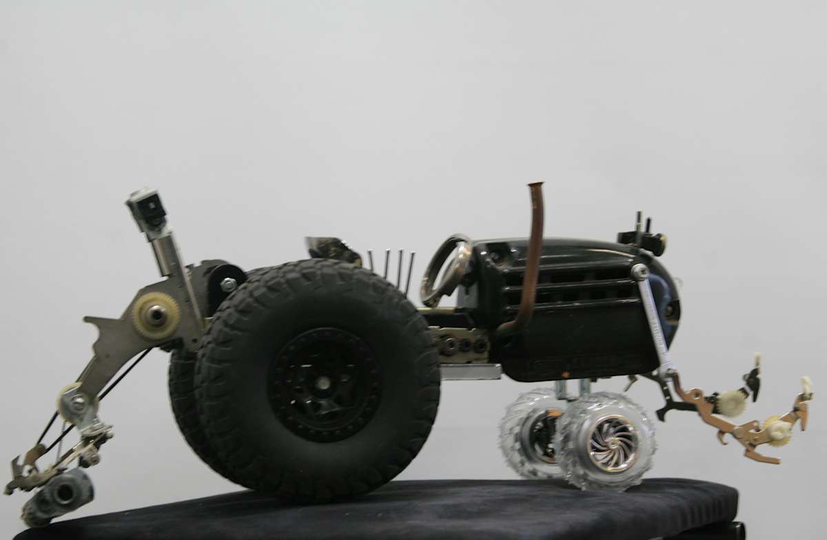Zombie Tractor by Larry Alexis the junkart dog  Image: Ready for Zombie Attack
