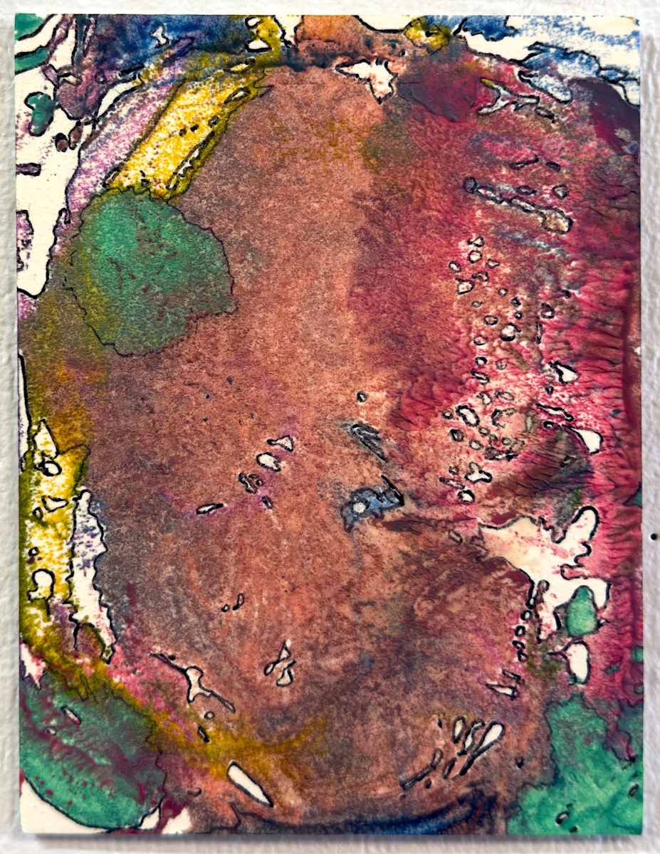 Bata Conference - melted crayon by Kathy Skerritt, Image 1.