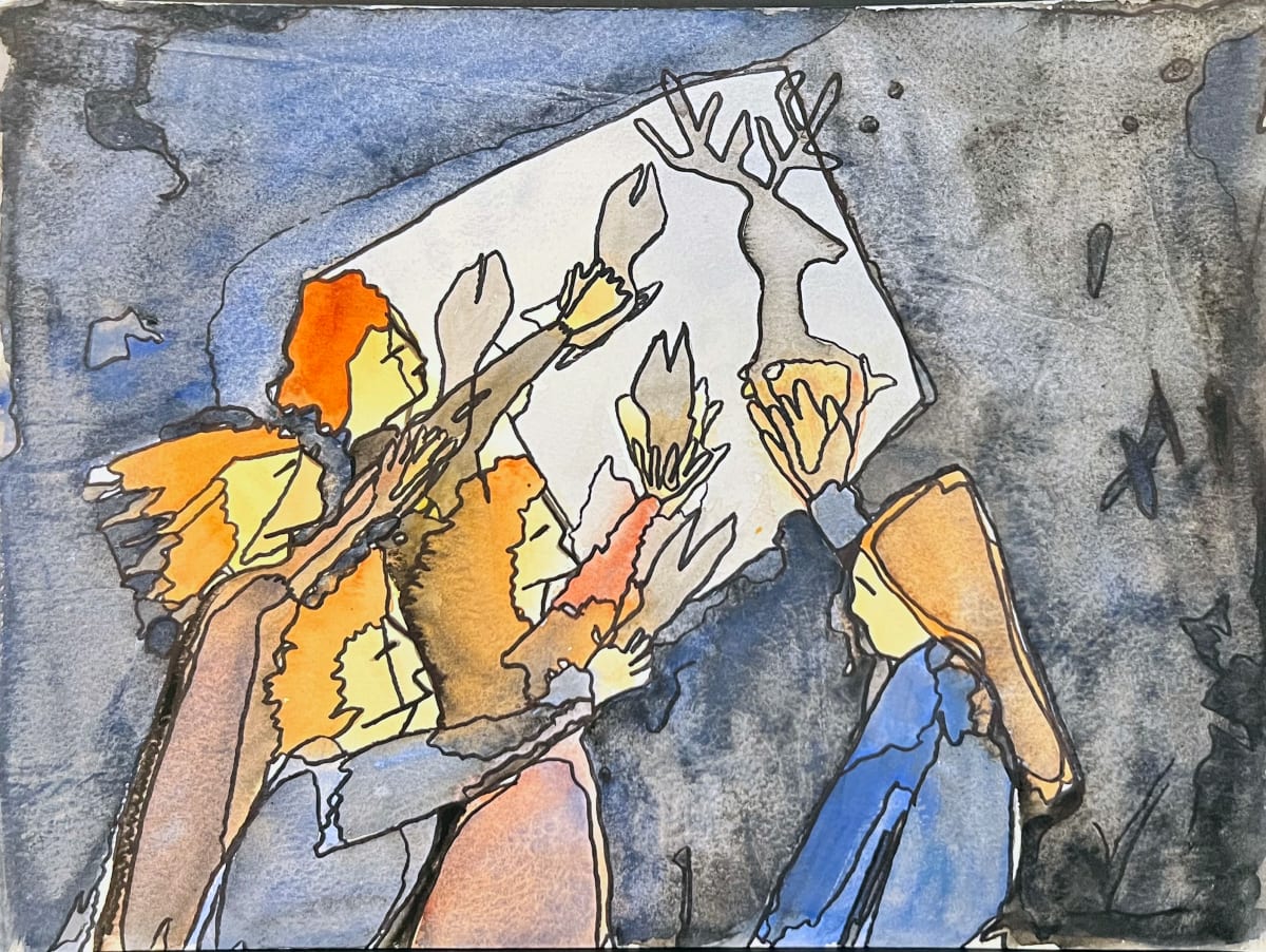 Shadow Play - $100 Take Home $40 by Kathy Skerritt 