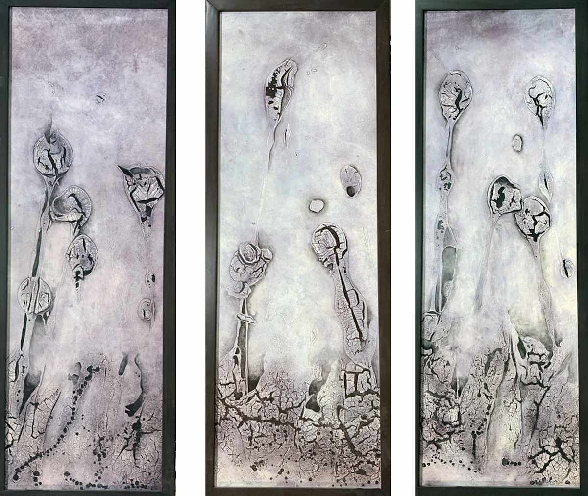 Three piece screen divider by Kathy Skerritt, Image 2.