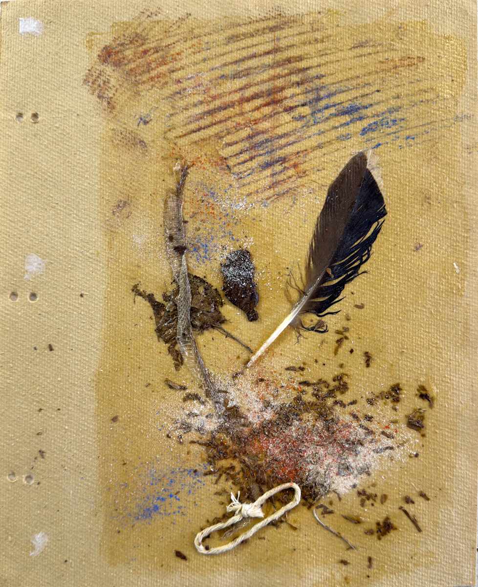 Untitled (yellow page 3) by Kathy Skerritt 