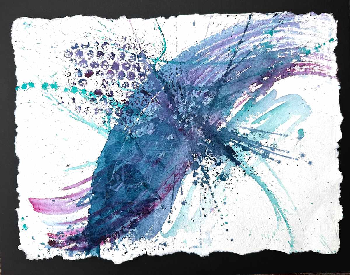 "Becoming Form" by Sarah Graves  Image: "Let the Mess Breathe Series" No. 2