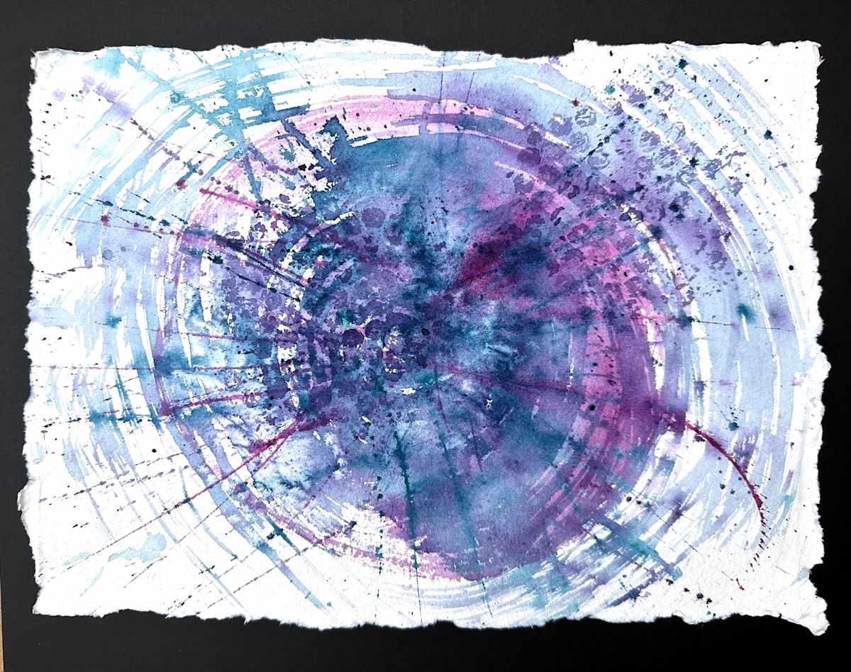 "Spiral Drift" by Sarah Graves  Image: "Let the Mess Breathe" Series No. 7