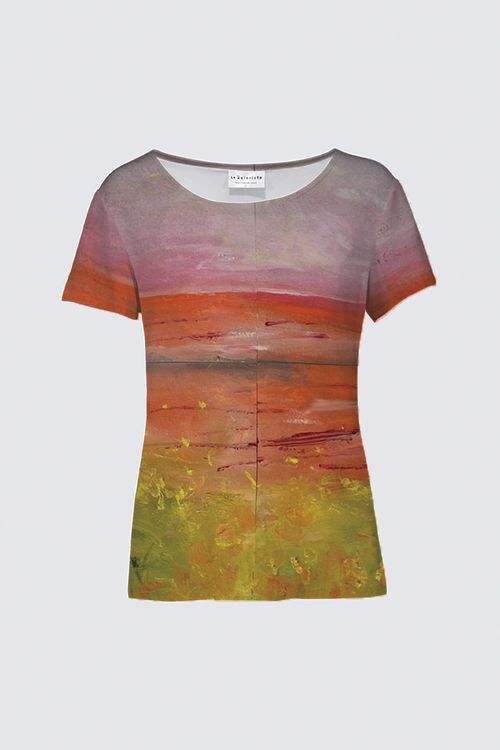 Shirt, Tickled Pink by Alice Eckles  Image: Front view 