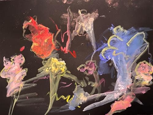 Night flowers by Alice Eckles 