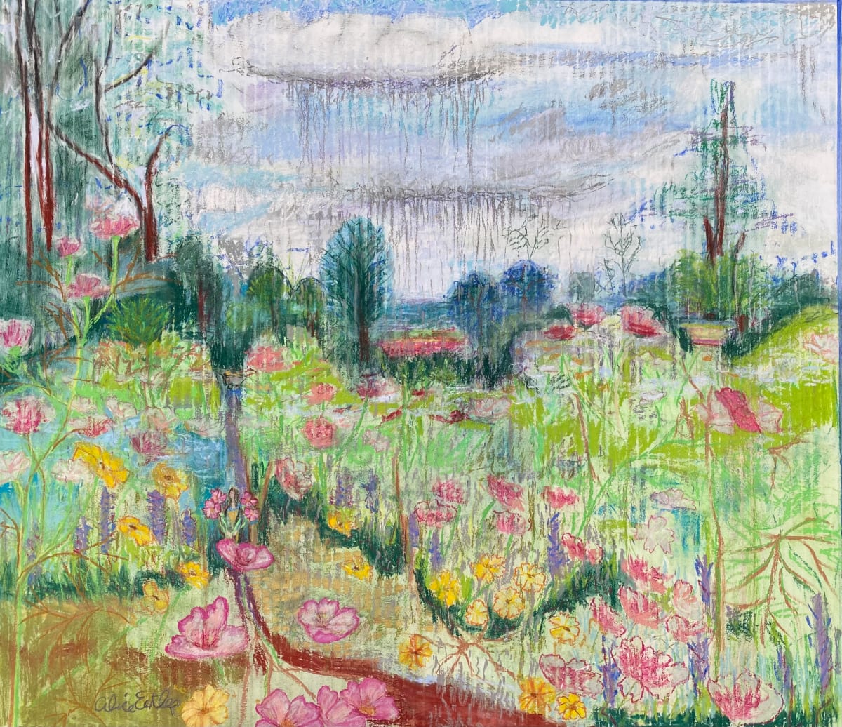 Tiny Gardener (remembering Spring) by Alice Eckles 