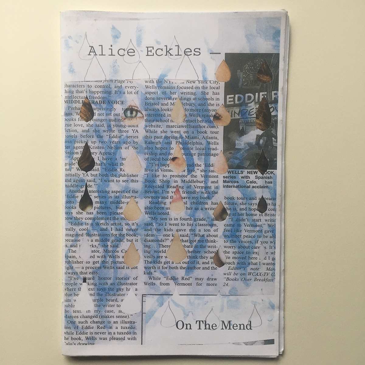 On the Mend by Alice Eckles  Image: Front cover