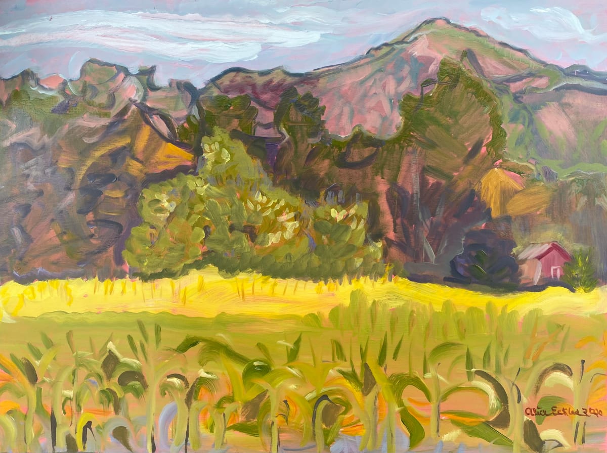 Cornfield by South Mountain by Alice Eckles 