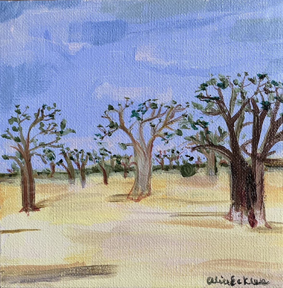 Baobab trees by Alice Eckles 