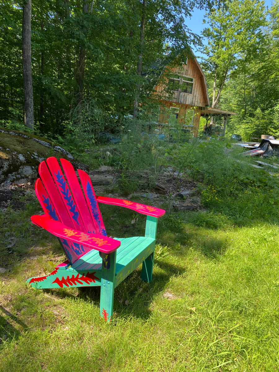 Adirondack chair by Alice Eckles 