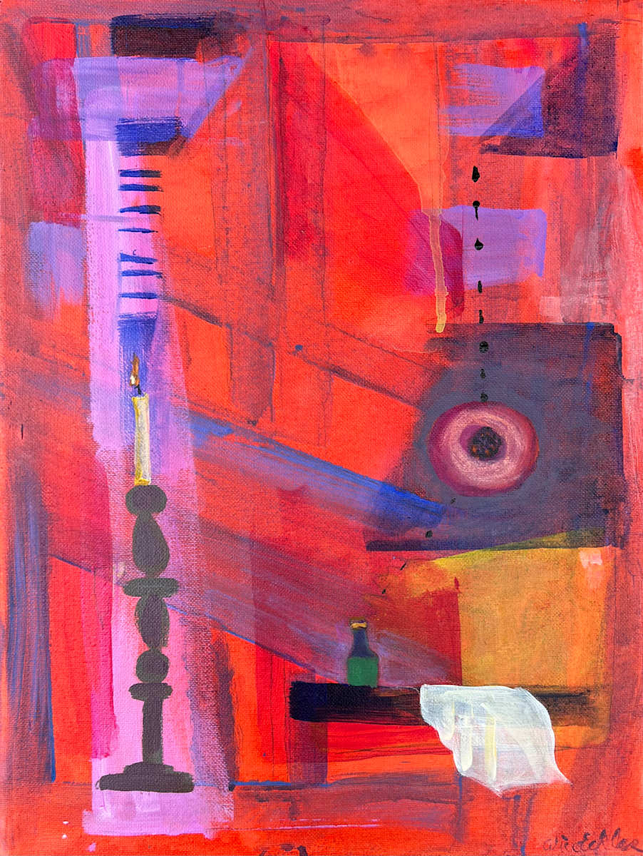 In red light by Alice Eckles 