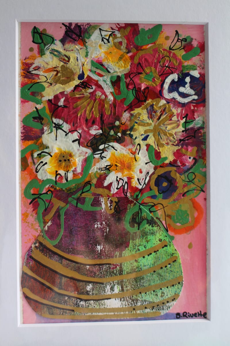 Flower vase # 2 by Bernadette Rivette 