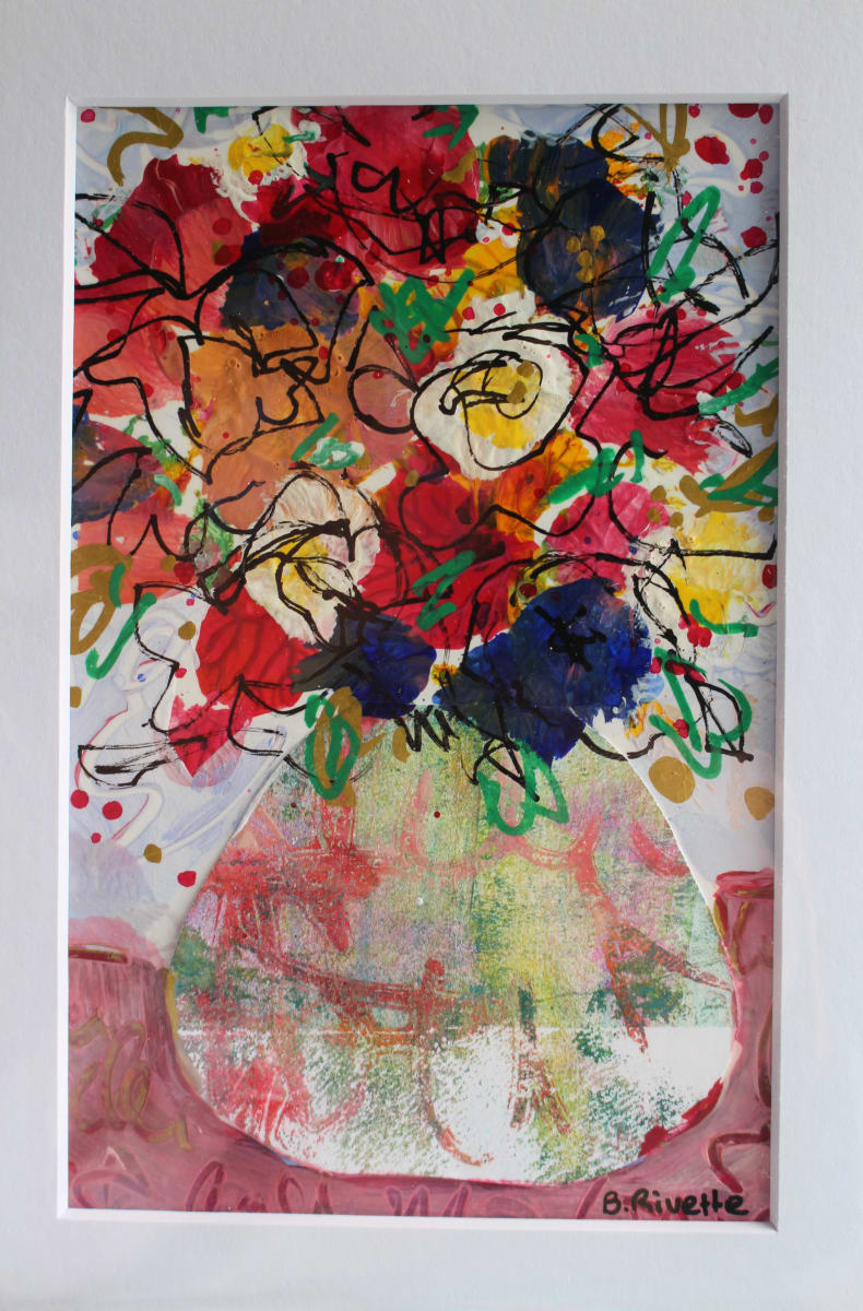 Flower vase # 3 by Bernadette Rivette 