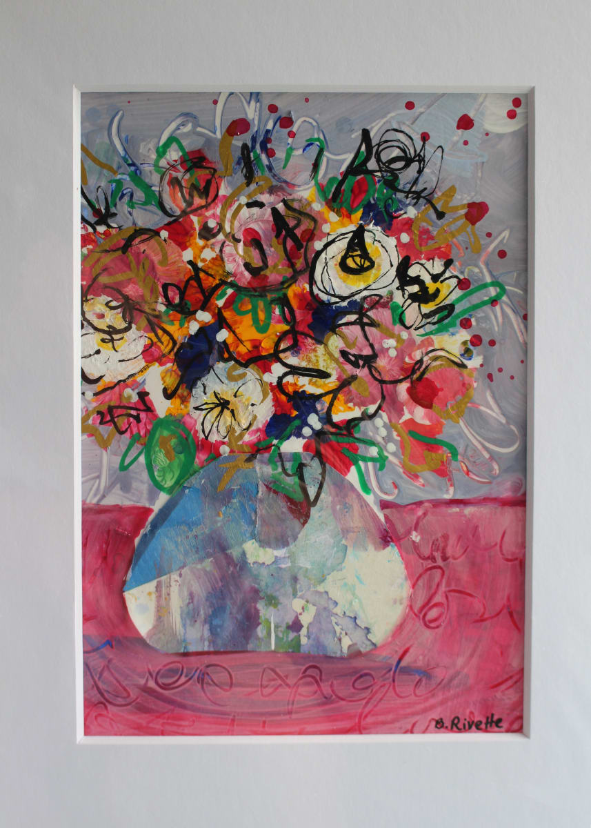 Flower vase # 11 by Bernadette Rivette 