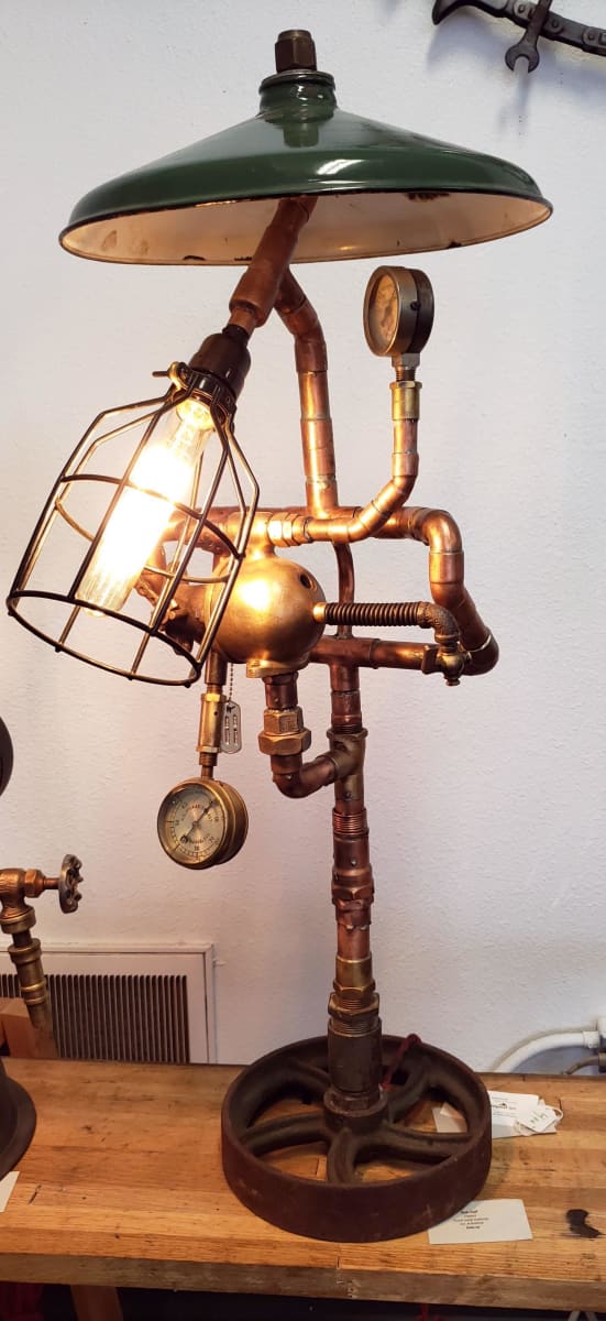 Copper Lamp by Rick Huff 