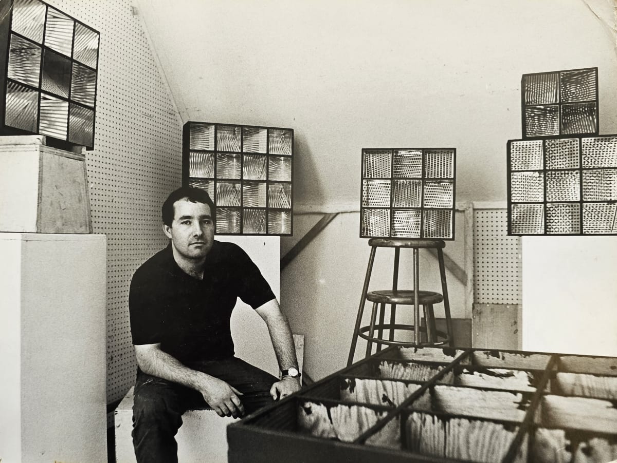 Hans Breder in his studio early 1960's
