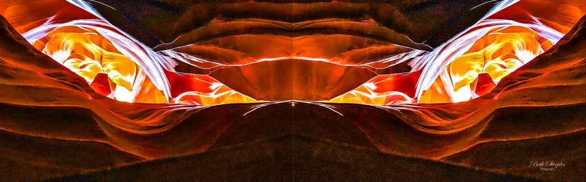 Dragon Eyes Staring Back by Beth Steeples 